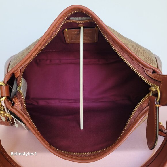 COACH Cary Signature Canvas And Calf Leather with Convertible Straps Crossbody🎈 - Picture 13 of 16